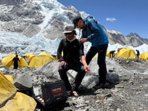 Black Space Technology’s Rapid-EPR kit supporting Jason Wing, Expedition Paramedic from Iqarus